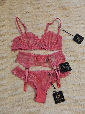Honey Birdette Natalie Wild Pink 34C/S